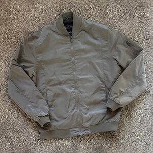 Men's Gray Bomber Jacket